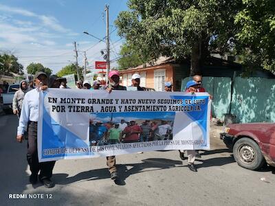 Nota de prensa: Organizaciones dominicanas reclaman ante la construcción de la presa Monte Grande