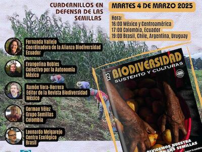 Presentación de la revista Biodiversidad, sustento y culturas #123