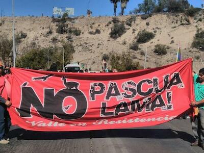 Rechazo al anuncio del proyecto de Barrick Gold para reposición de Pascua Lama