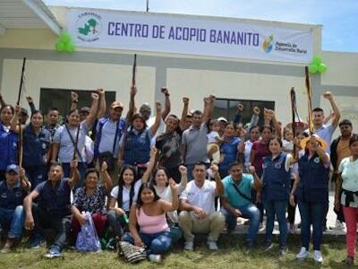 ADR y comunidades inauguran centro de acopio en Ricaurte, Nariño