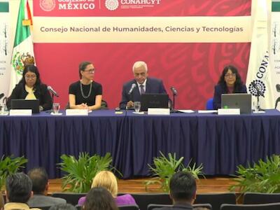 La zona centro es la que presenta mayor maíz contaminado con transgenes con 31 por ciento en el grano. Fotograma tomado de la transmisión en vivo de la conferencia de prensa