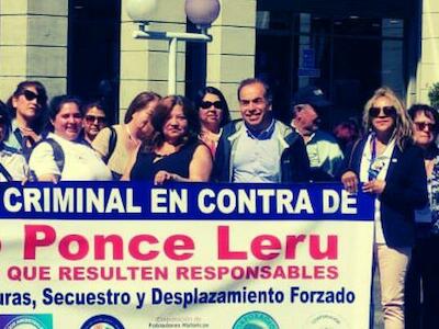 Desplazamiento forzado: presentan querella criminal Contra Julio Ponce Lerou y quienes resulten responsables