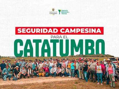 Presentan Plan Catatumbo para proteger derechos campesinos