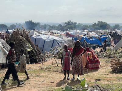 Foto: Campamento de refugiados sudaneses en Adre, Chad. Foto: Amnistía Internacional