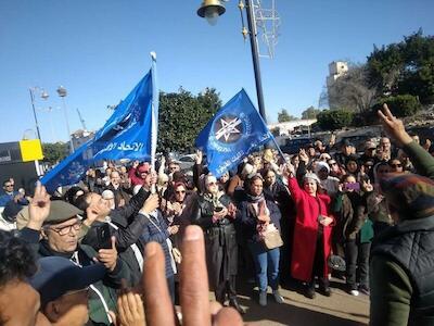 Sindicatos protestan contra una represiva “ley de huelga” que erosiona aún más los derechos de campesinxs y trabajadores